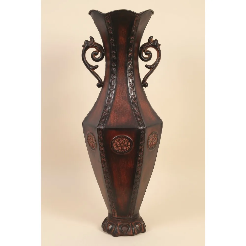 Элегантная металлическая высокая напольная ваза с тиснением 24 дюйма — идеально подходит для свадебного декора, спа-медитации и домашнего офиса
Элегантная металлическая высокая напольная ваза с тиснением 24 дюйма — идеально подходит для свадебного декора, спа-медитации и домашнего офиса