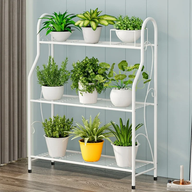 3 Tiers Flower Stand Multi-functional Ironwork Simple Modern flower Rack Living Room Storage Staircase Minimalist Plant Racks
3 Tiers Flower Stand Multi-functional Ironwork Simple Modern flower Rack Living Room Storage Staircase Minimalist Plant Racks