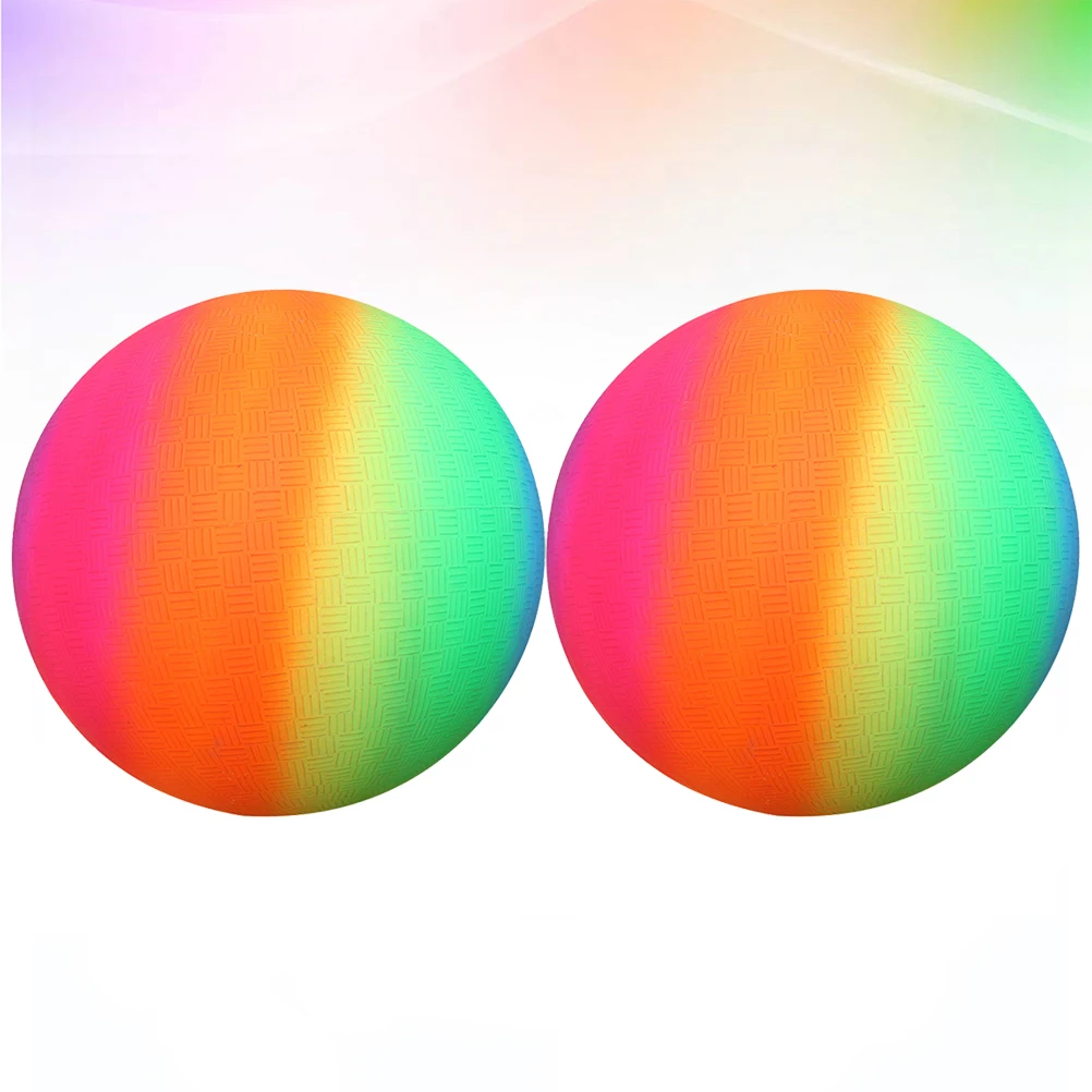 2pcs Environmentally Friendly Rainbow Balls Thicken Bounce Pool Party Games Outdoor Toys Bright Colors PVC Material
2pcs Environmentally Friendly Rainbow Balls Thicken Bounce Pool Party Games Outdoor Toys Bright Colors PVC Material
