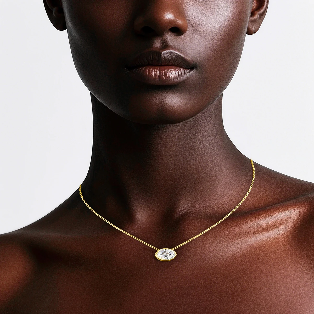 Marquise Cut 2CT Moissanite Pendant 100% 14k Gold Filled Diamond Necklace for Women Wear-resistant Fashion Wedding Jewelry
Marquise Cut 2CT Moissanite Pendant 100% 14k Gold Filled Diamond Necklace for Women Wear-resistant Fashion Wedding Jewelry