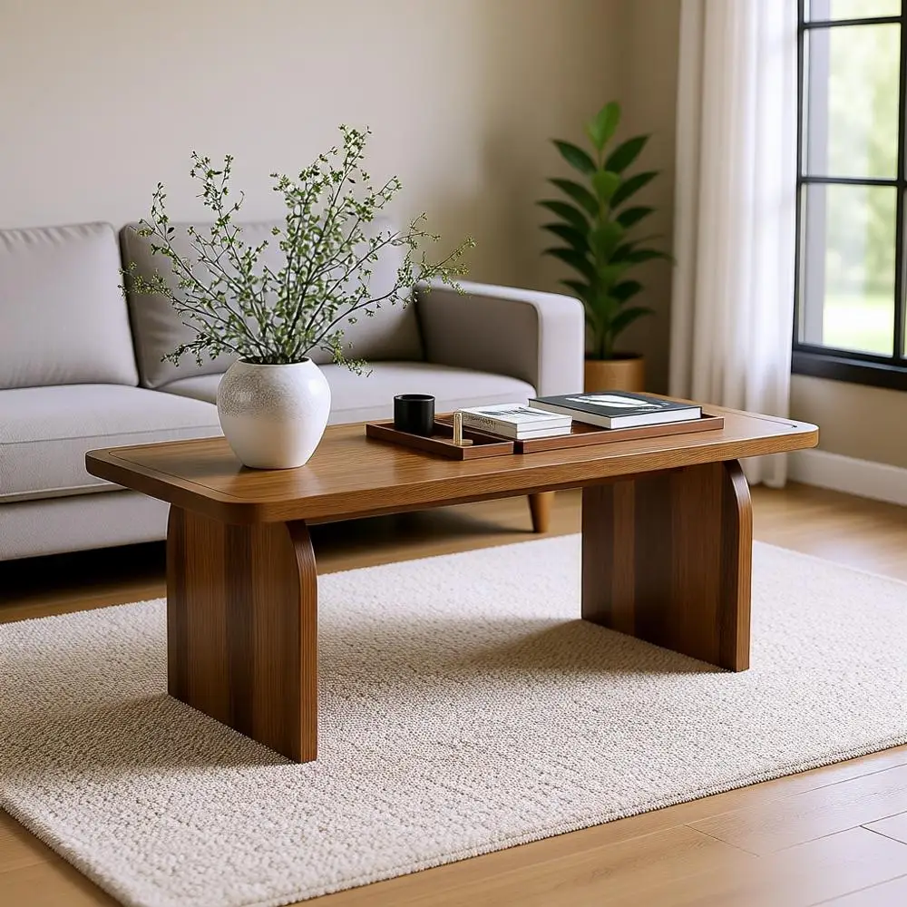 47 Inches Wooden Center Tables with Rounded Edges, Regular Living Room Tables, Low Cocktail Tea Furniture for Living Room (Rusti
47 Inches Wooden Center Tables with Rounded Edges, Regular Living Room Tables, Low Cocktail Tea Furniture for Living Room (Rusti