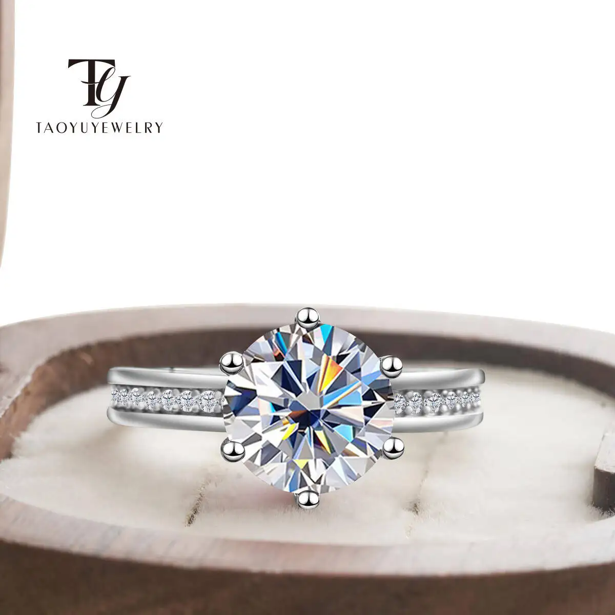 Minimalism 3 Carat Moissanite Women's Rings D Color Band Certificate 925 Sterling Silver Engagement Ring Color Ring Jewelry Gift
Minimalism 3 Carat Moissanite Women's Rings D Color Band Certificate 925 Sterling Silver Engagement Ring Color Ring Jewelry Gift
