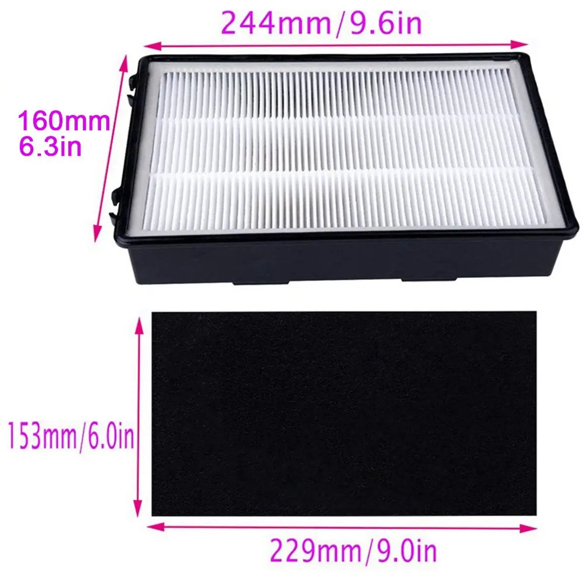X11A 18x HEPA Filter Replacement for Holmes HAPF600D, HAP615, HAP625, HAP650, HAPF600D-U3, HAP725, HAP750 Air Purifier
X11A 18x HEPA Filter Replacement for Holmes HAPF600D, HAP615, HAP625, HAP650, HAPF600D-U3, HAP725, HAP750 Air Purifier