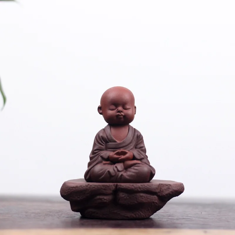 Yixing Purple Pottery Monk Small Buddha Statue Zen Purple Pottery Tea Pet Ceramic Tea Ceremony Decoration Buddha Decoration
Yixing Purple Pottery Monk Small Buddha Statue Zen Purple Pottery Tea Pet Ceramic Tea Ceremony Decoration Buddha Decoration