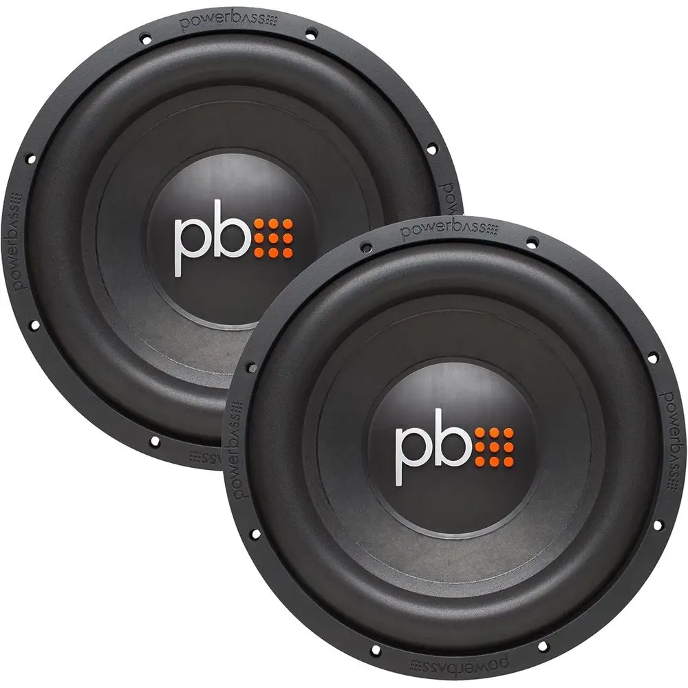 2 S-1204D 12" Dual 4-Ohm Subwooers
2 S-1204D 12" Dual 4-Ohm Subwooers
