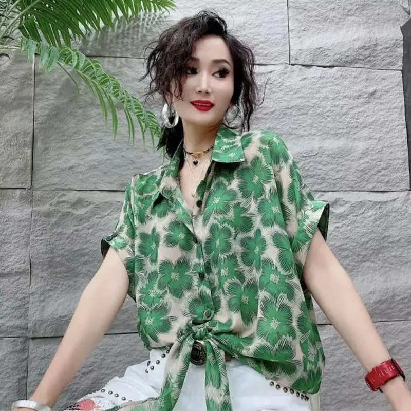 2025 Summer Lightweight Sun Protection Print Shirt Loose Versatile Short Sleeve Top
2025 Summer Lightweight Sun Protection Print Shirt Loose Versatile Short Sleeve Top