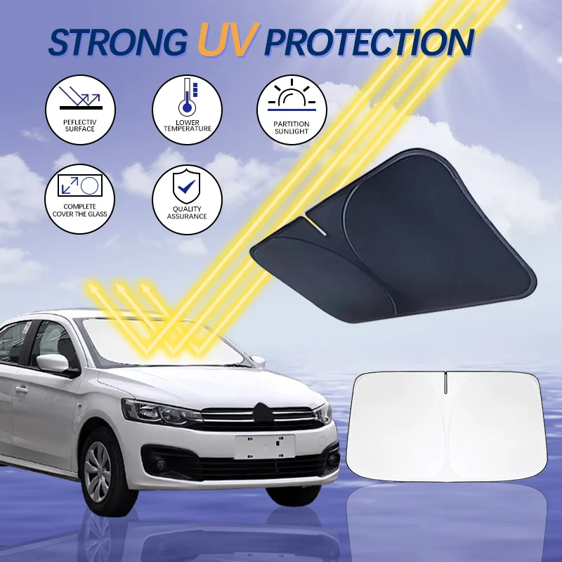 Car Sun Visor Front Windshield Sunshade Heat Insulation Summer Auto Accessories For Citroen C-ELYSEE
Car Sun Visor Front Windshield Sunshade Heat Insulation Summer Auto Accessories For Citroen C-ELYSEE