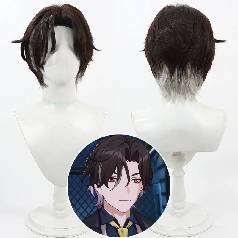Game Honkai Star Rail Mr. Reca Cosplay Wig Reca 30CM Short Gray Brown Heat Resistant Synthetic Hair Halloween Party Role
Game Honkai Star Rail Mr. Reca Cosplay Wig Reca 30CM Short Gray Brown Heat Resistant Synthetic Hair Halloween Party Role