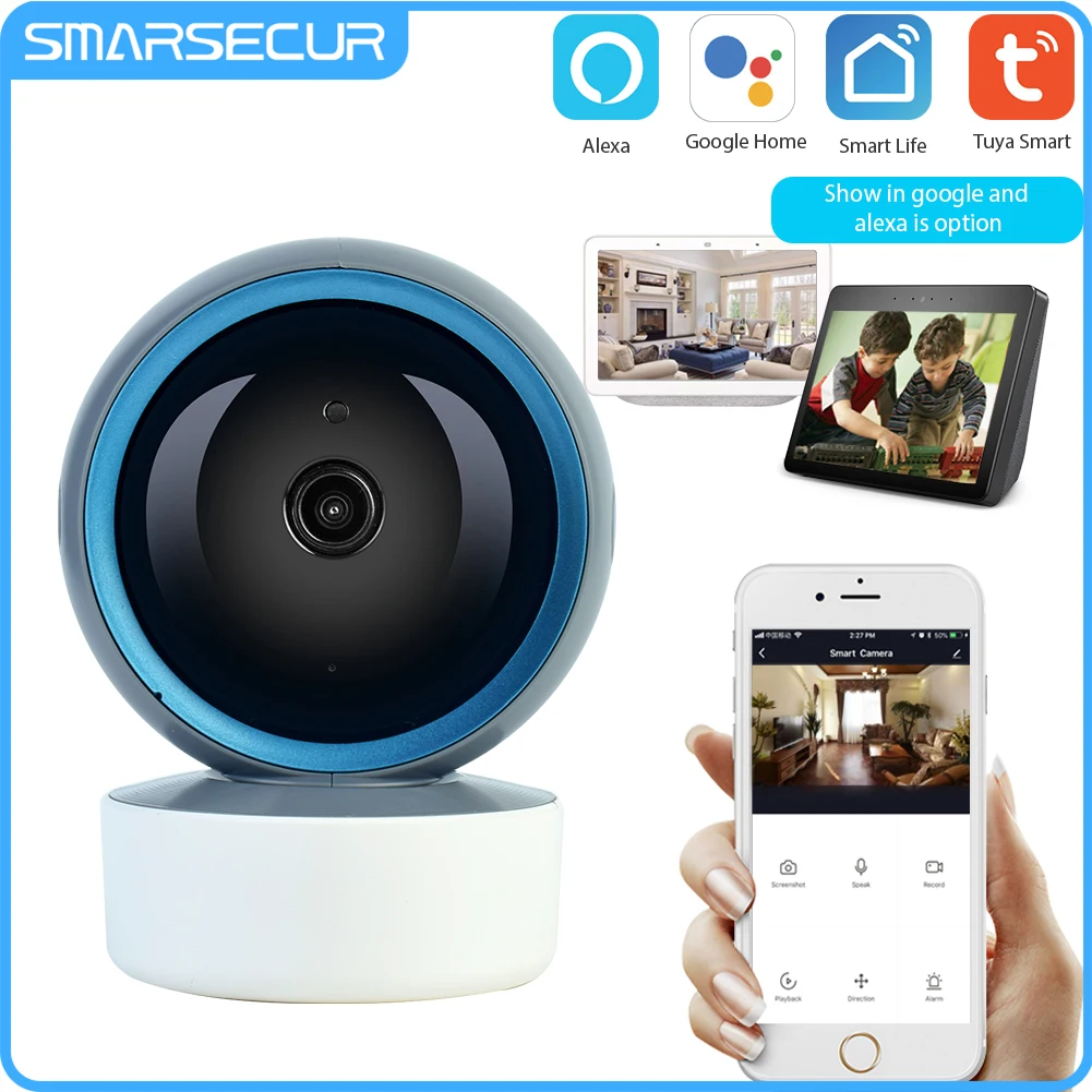 Умная Wi-Fi IP-камера 3MP Tuya, комнатная беспроводная камера видеонаблюдения для дома с автоматическим отслеживанием
Умная Wi-Fi IP-камера 3MP Tuya, комнатная беспроводная камера видеонаблюдения для дома с автоматическим отслеживанием