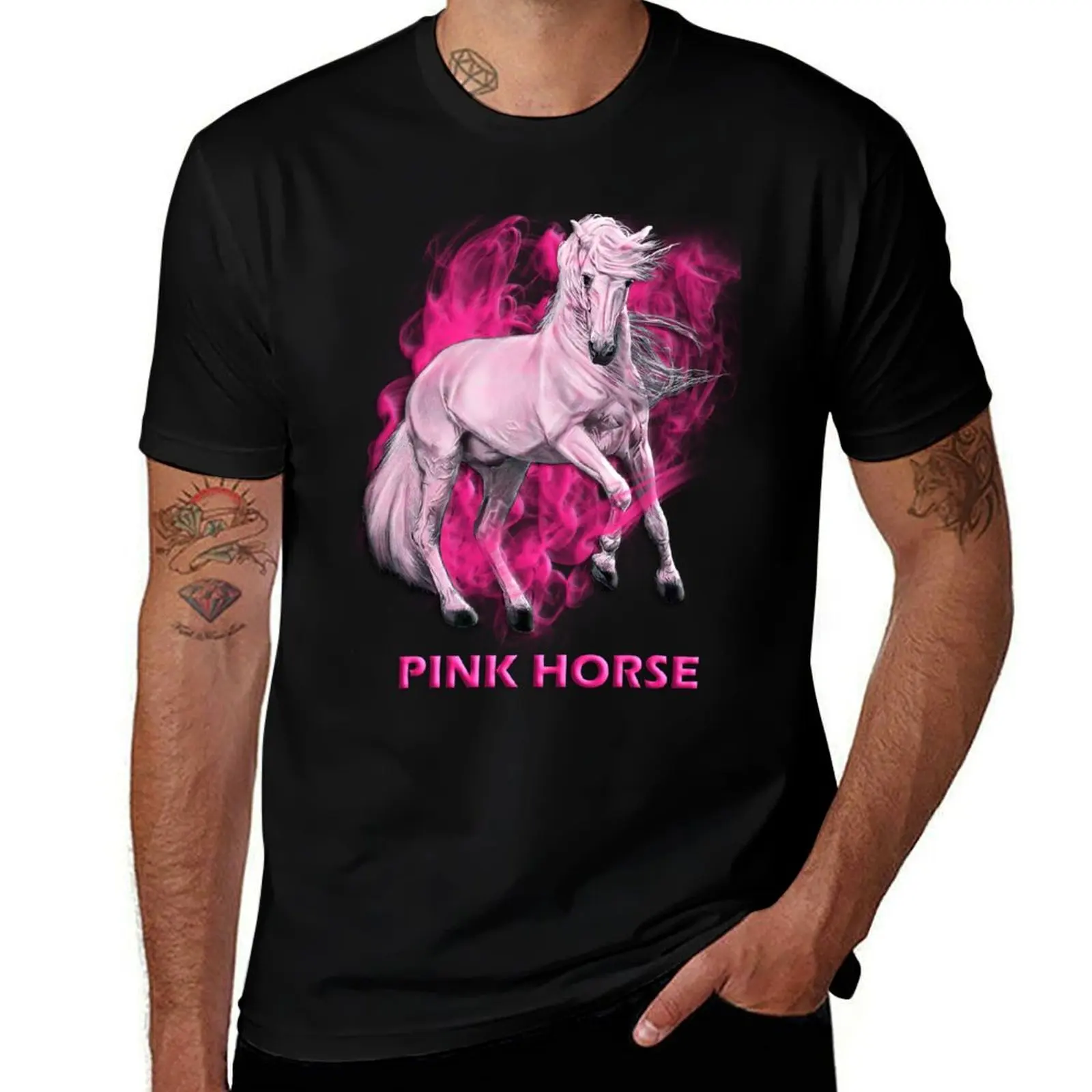 Pink Horse T-Shirt anime t shirts oversize t shirts for man slim fit t shirts with prints T-Shirt
Pink Horse T-Shirt anime t shirts oversize t shirts for man slim fit t shirts with prints T-Shirt