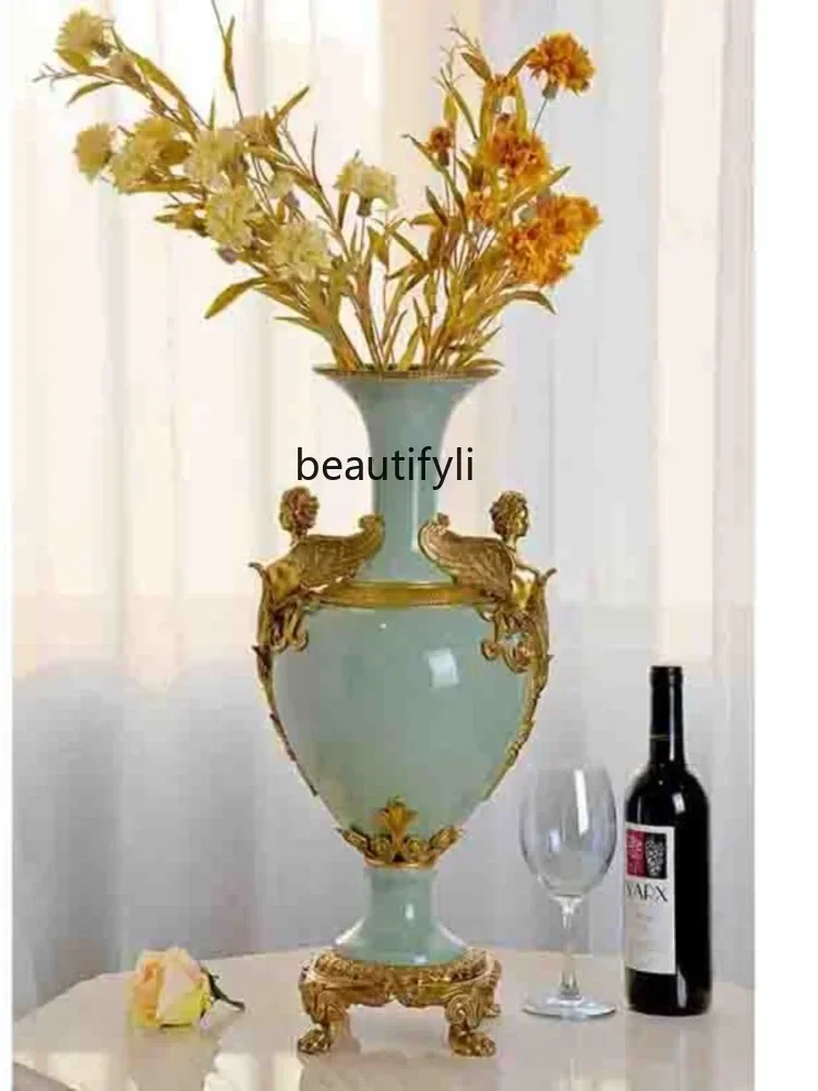 x11Vase Furnishings Ornaments Dining Table Hallway Home European American Style
x11Vase Furnishings Ornaments Dining Table Hallway Home European American Style