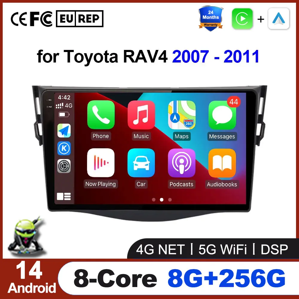 Car Multimedia Video Player for Toyota RAV4 2007 - 2011 acesssories Stereo Wireless CarPlay Auto GPS Android 14 Auto Radio IPS
Car Multimedia Video Player for Toyota RAV4 2007 - 2011 acesssories Stereo Wireless CarPlay Auto GPS Android 14 Auto Radio IPS