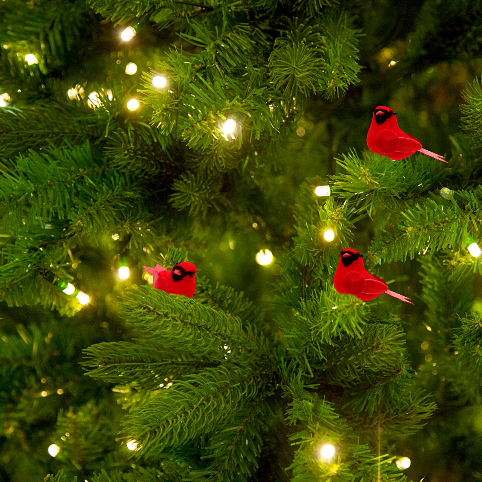 10 Pcs Red Cardinal Ornaments for Christmas Tree Hanging Party Bird Clip Birds Decor
10 Pcs Red Cardinal Ornaments for Christmas Tree Hanging Party Bird Clip Birds Decor