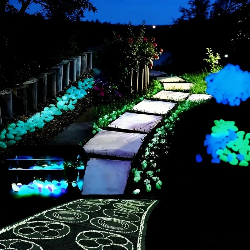 Glow-in-the-Dark Pebbles1000-2000pcsColorful Glowing Plastic Stones Reusable Wedding Party Garden Landscape Decoration
Glow-in-the-Dark Pebbles1000-2000pcsColorful Glowing Plastic Stones Reusable Wedding Party Garden Landscape Decoration