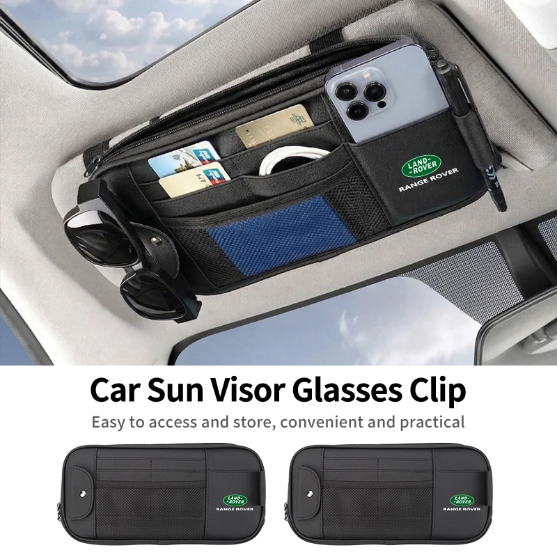 Car Sun Visor Organizer Sunglasses Holder Card Clip Bag Accessories For Land Rover Freelander L2 LF Range Rover Evoque 3 4
Car Sun Visor Organizer Sunglasses Holder Card Clip Bag Accessories For Land Rover Freelander L2 LF Range Rover Evoque 3 4