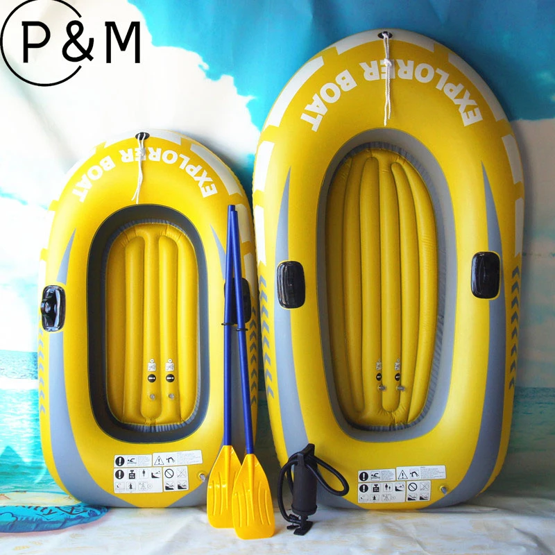 Inflatable Boat 2 People PVC Canoe Kayak Rubber Dinghy Thicken Foldable Drifting Fishing Boat Raft With Air Pump And Paddles
Inflatable Boat 2 People PVC Canoe Kayak Rubber Dinghy Thicken Foldable Drifting Fishing Boat Raft With Air Pump And Paddles
