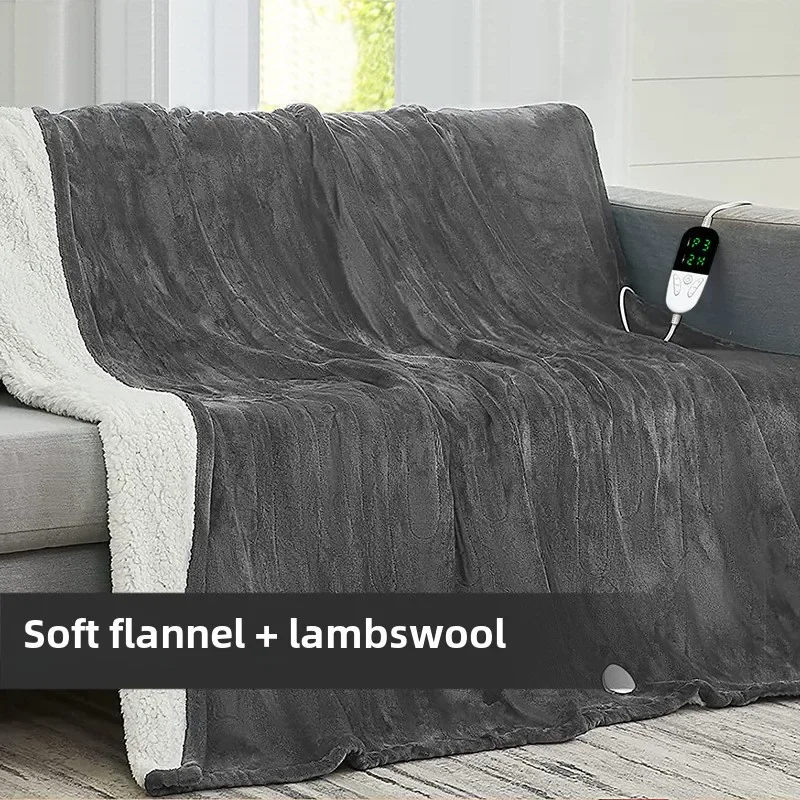 Electric Blanket Flannel Blanket Mattress Winter Machine Washable Double Layer Temperature Control Warmer Heated Throw Blanket
Electric Blanket Flannel Blanket Mattress Winter Machine Washable Double Layer Temperature Control Warmer Heated Throw Blanket