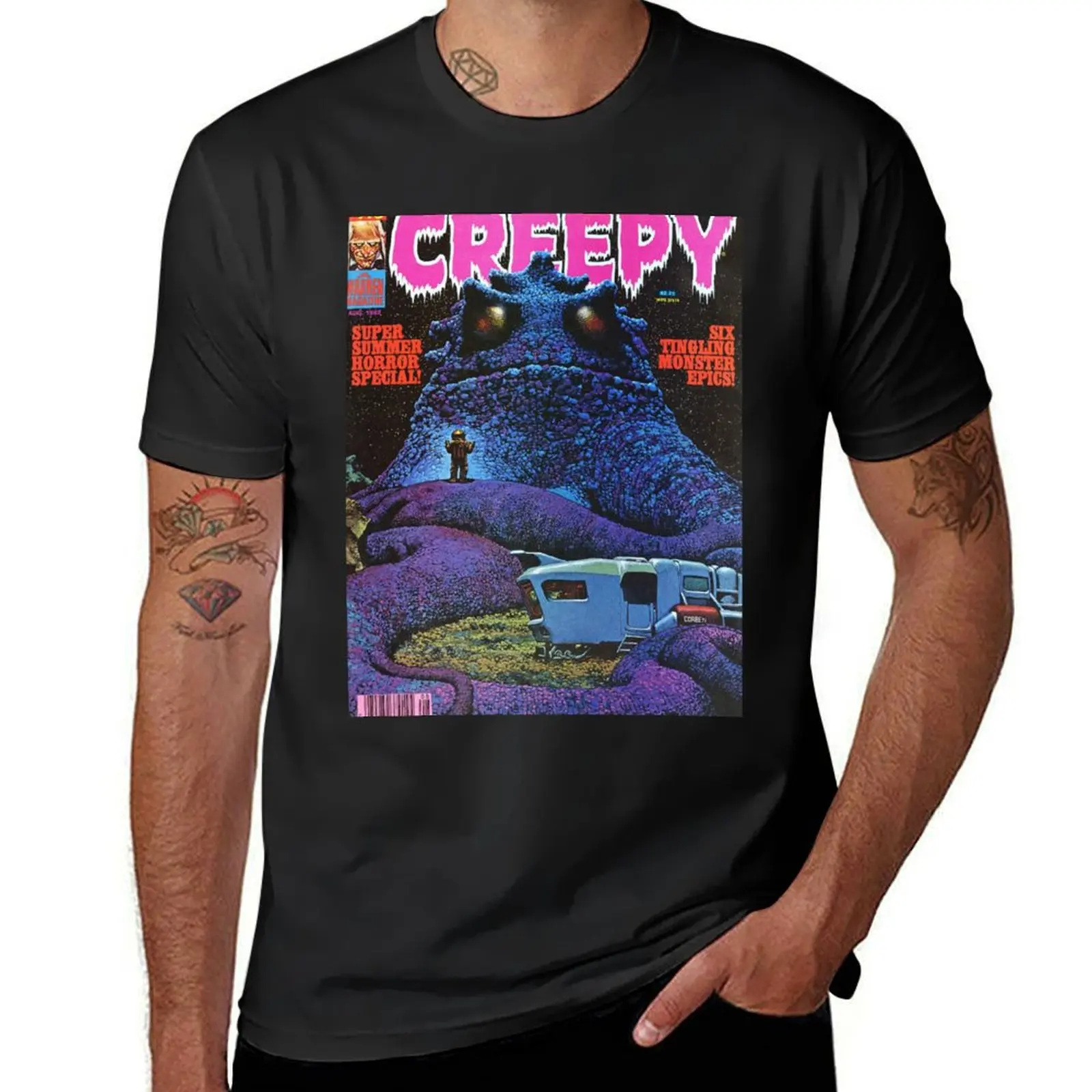Richard Corben ''Creepy'' Cover T-Shirt summer clothes boys animal print t shirt for men
Richard Corben ''Creepy'' Cover T-Shirt summer clothes boys animal print t shirt for men