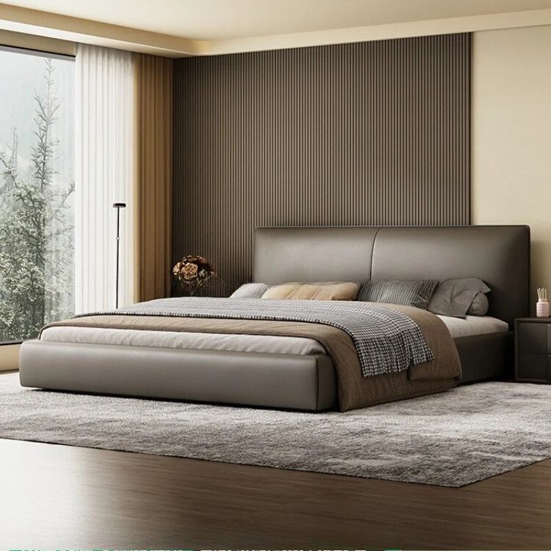 Master bedroom high-end modern minimalist soft bag queen Wedding double bed home luxury Headboard bedroom furniture furniture
Master bedroom high-end modern minimalist soft bag queen Wedding double bed home luxury Headboard bedroom furniture furniture