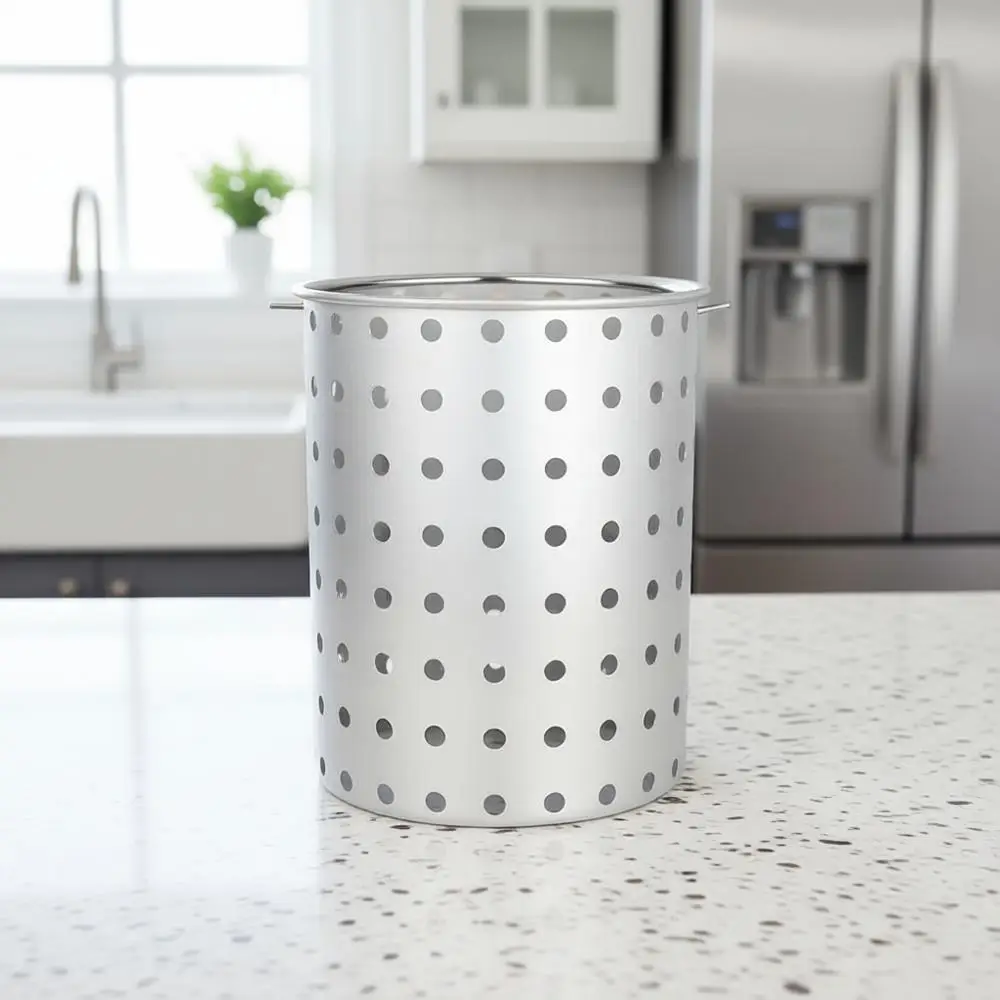 30-Quart Stainless Steel Rying Basket Pots
30-Quart Stainless Steel Rying Basket Pots