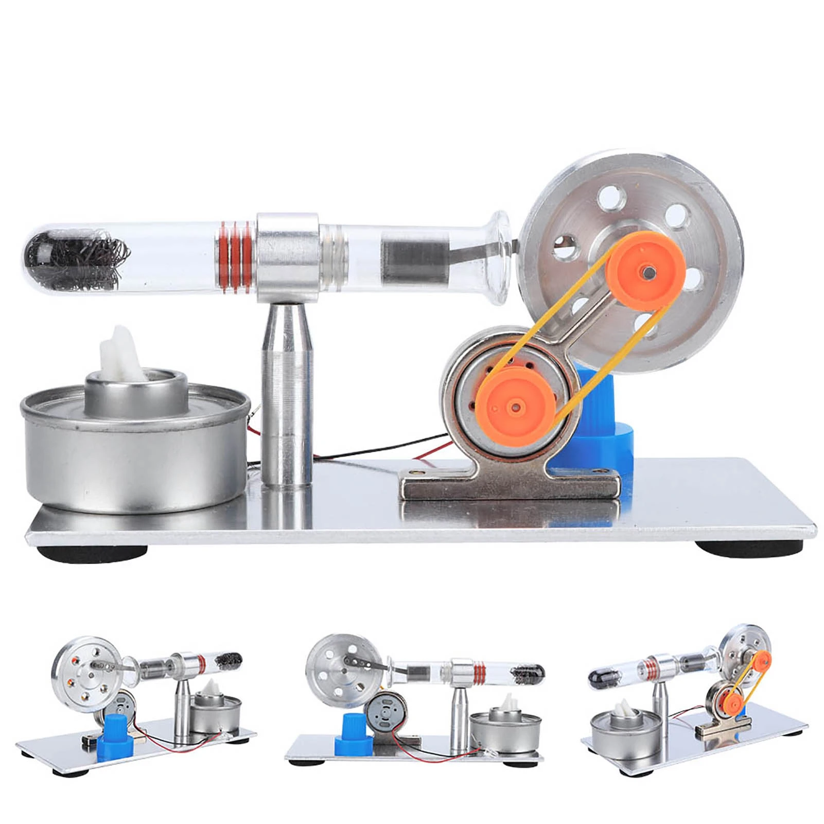Single Cylinder Sterling Engine Model Steam Power Physics Science Lab Teaching Tool Educational Toy
Single Cylinder Sterling Engine Model Steam Power Physics Science Lab Teaching Tool Educational Toy