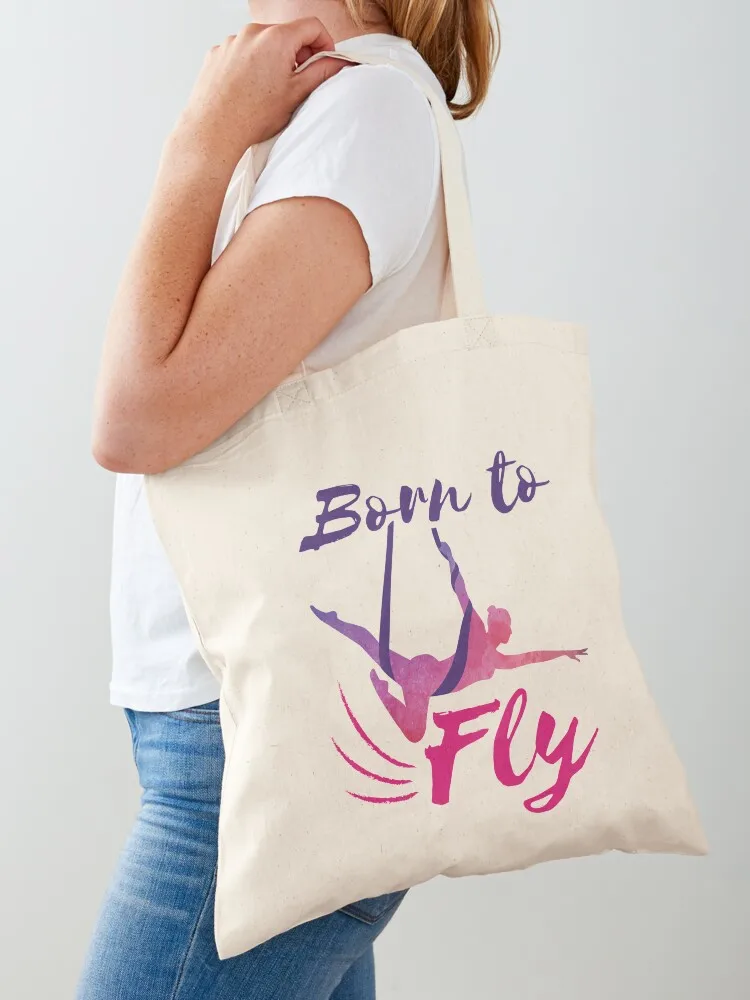 Aerial Yoga Silks Born to Fly Tote Bag Canvas shoulder bag shopping bags foldable hand bag ladies shopper women
Aerial Yoga Silks Born to Fly Tote Bag Canvas shoulder bag shopping bags foldable hand bag ladies shopper women
