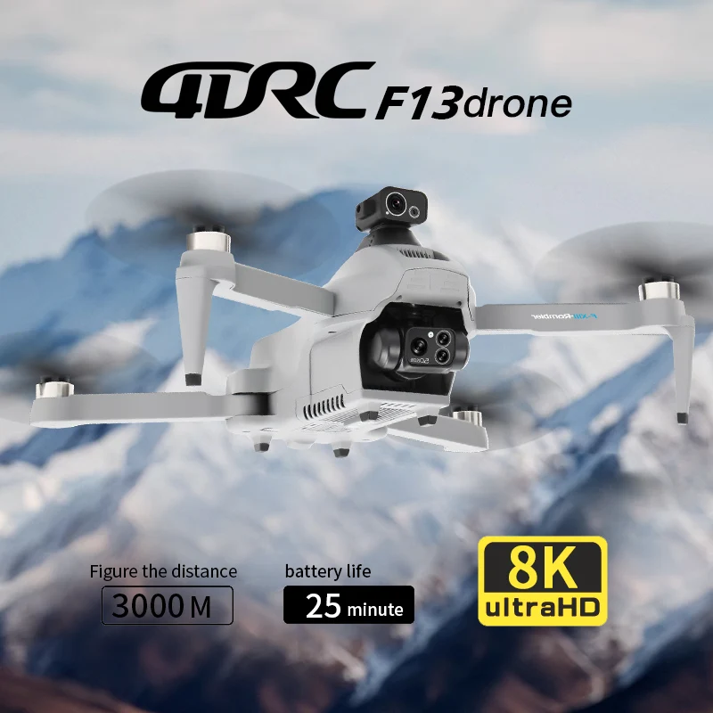 F13 Радиоуправляемый Дрон 8K Профессиональный GPS 3 км FPV Дроны с камерой HD EIS 3-осевой стабилизатор обход препятствий вертолет Дрон
F13 Радиоуправляемый Дрон 8K Профессиональный GPS 3 км FPV Дроны с камерой HD EIS 3-осевой стабилизатор обход препятствий вертолет Дрон