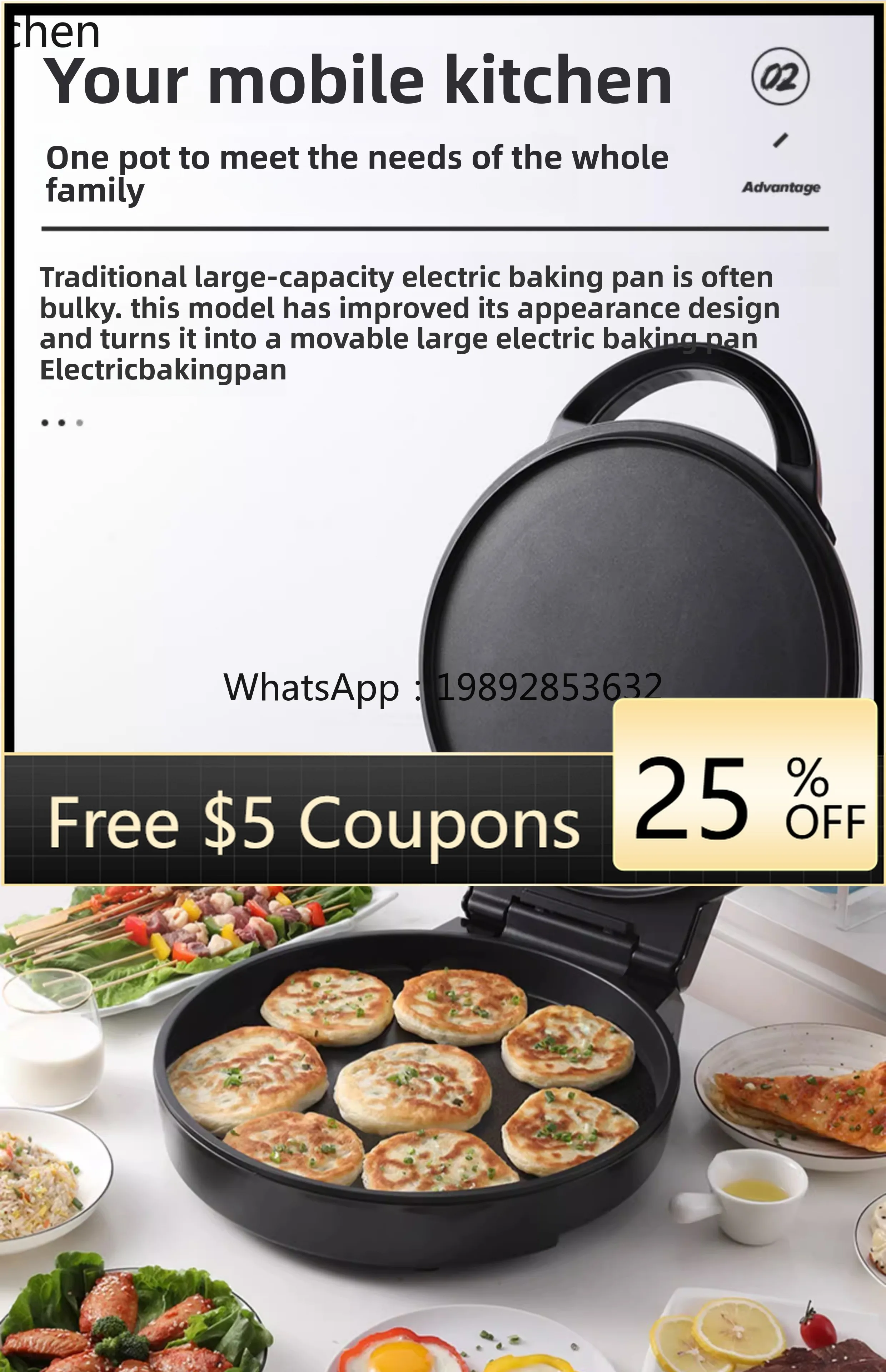 electric cake pan commercial household double-sided heating deepened large automatic pancake pan pancake machine
electric cake pan commercial household double-sided heating deepened large automatic pancake pan pancake machine