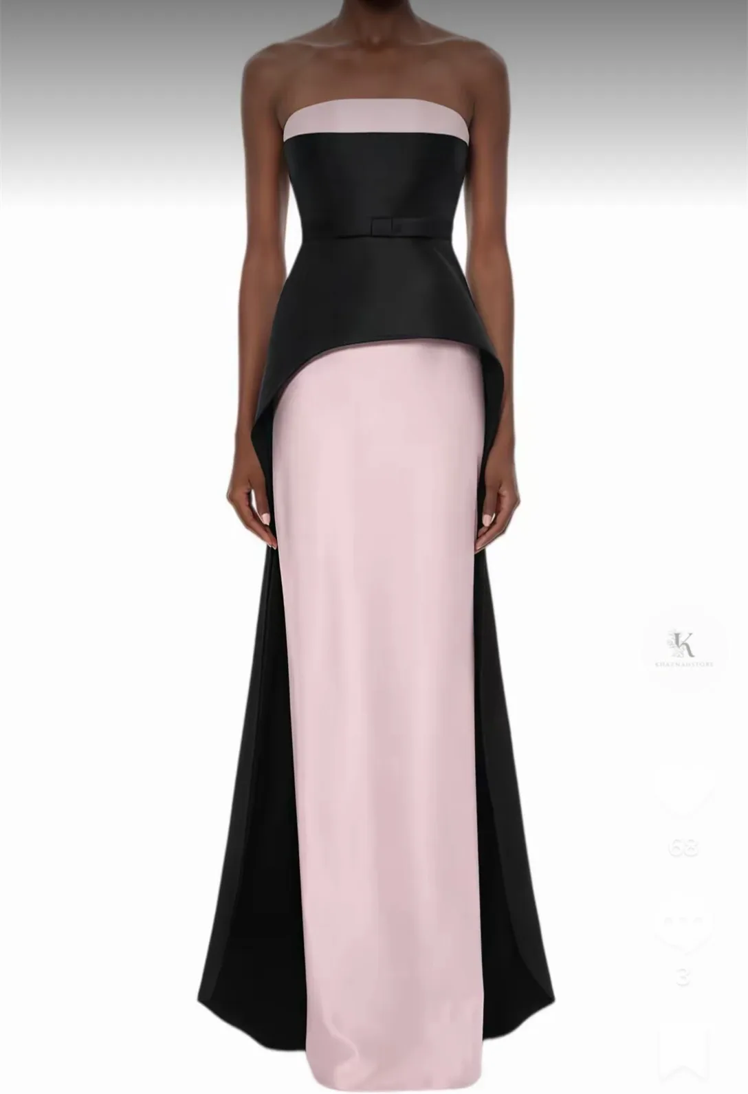 Customized Long Strapless Evening Dresses with Slit Mermaid Strapless فساتين سهرة Floor Length Prom Dress for Women
Customized Long Strapless Evening Dresses with Slit Mermaid Strapless فساتين سهرة Floor Length Prom Dress for Women