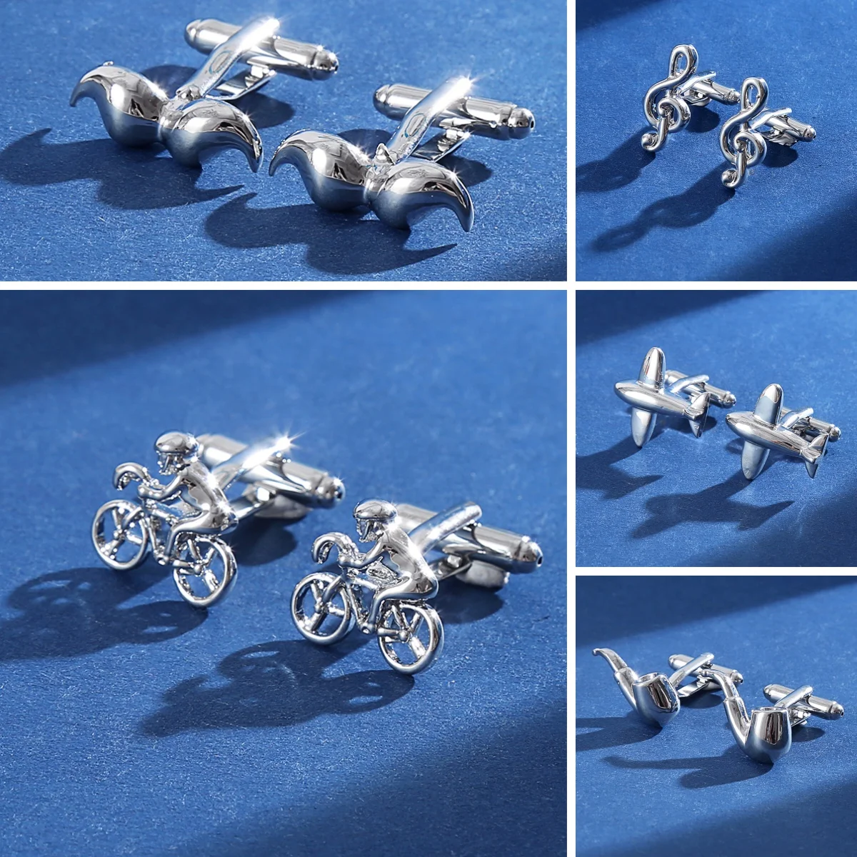 New aircraft Note Pipe Beard style cufflinks French shirt accessories with buttons in stainless steel
New aircraft Note Pipe Beard style cufflinks French shirt accessories with buttons in stainless steel