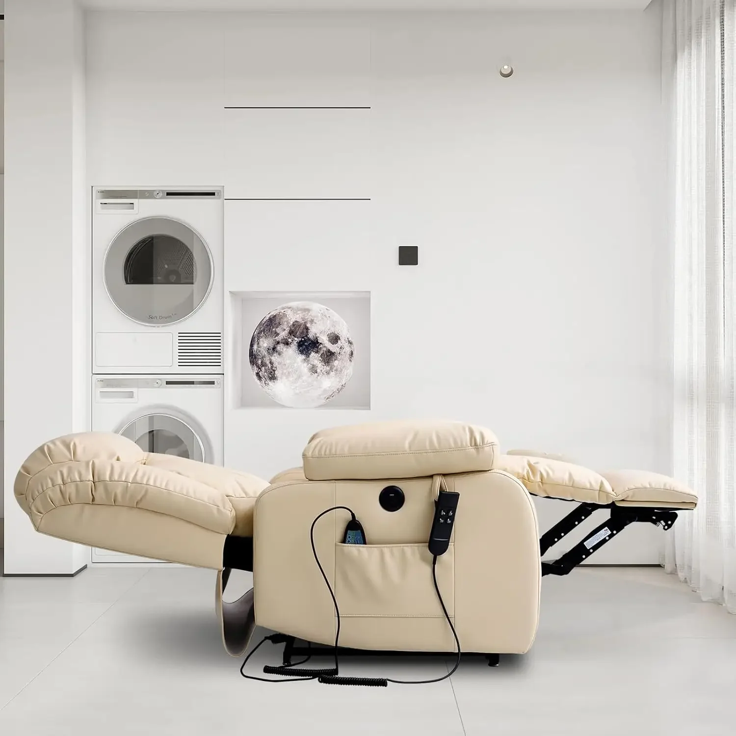 Position Power Lift Chair Lay Flat Recliner Dual Motor Sleeper Chair with Massage and Heating for Elderly, USB Ports and Remote
Position Power Lift Chair Lay Flat Recliner Dual Motor Sleeper Chair with Massage and Heating for Elderly, USB Ports and Remote