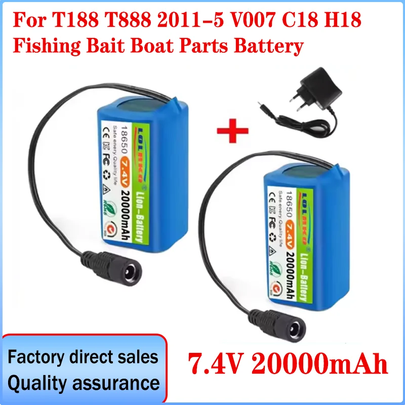 NEW 7.4V 20000mAh battery suitable for V020 V900 2011-5 V007 C18 H18 V18 D18B FX88 remote control RC fishing bait boat battery
NEW 7.4V 20000mAh battery suitable for V020 V900 2011-5 V007 C18 H18 V18 D18B FX88 remote control RC fishing bait boat battery