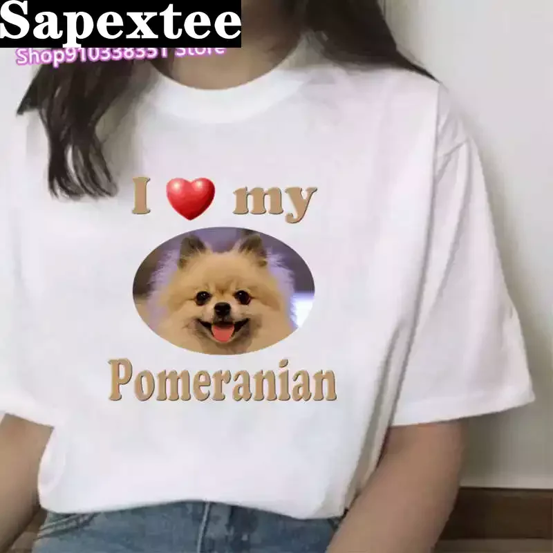 Женская футболка с принтом «Я Люблю Мой Померанский»
Женская футболка с принтом «Я Люблю Мой Померанский»