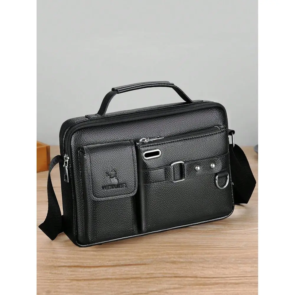 PU Leather Messenger Bag Mens Shoulder Bag Crossbody Bags Black Business Leisure Bag Students School Supplies Teacher Travel Sl
PU Leather Messenger Bag Mens Shoulder Bag Crossbody Bags Black Business Leisure Bag Students School Supplies Teacher Travel Sl
