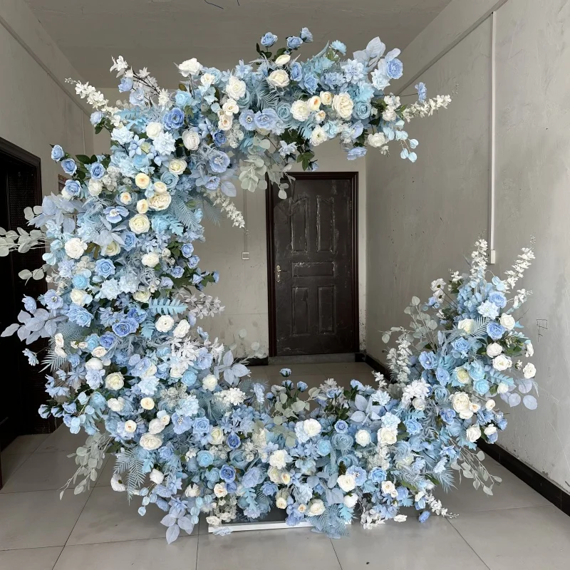 Uflower Luxury Blue Rose Moon Arch 5D Artificial Flower Wedding Birthday Party Banquet Celebration Prop Background Decoration
Uflower Luxury Blue Rose Moon Arch 5D Artificial Flower Wedding Birthday Party Banquet Celebration Prop Background Decoration
