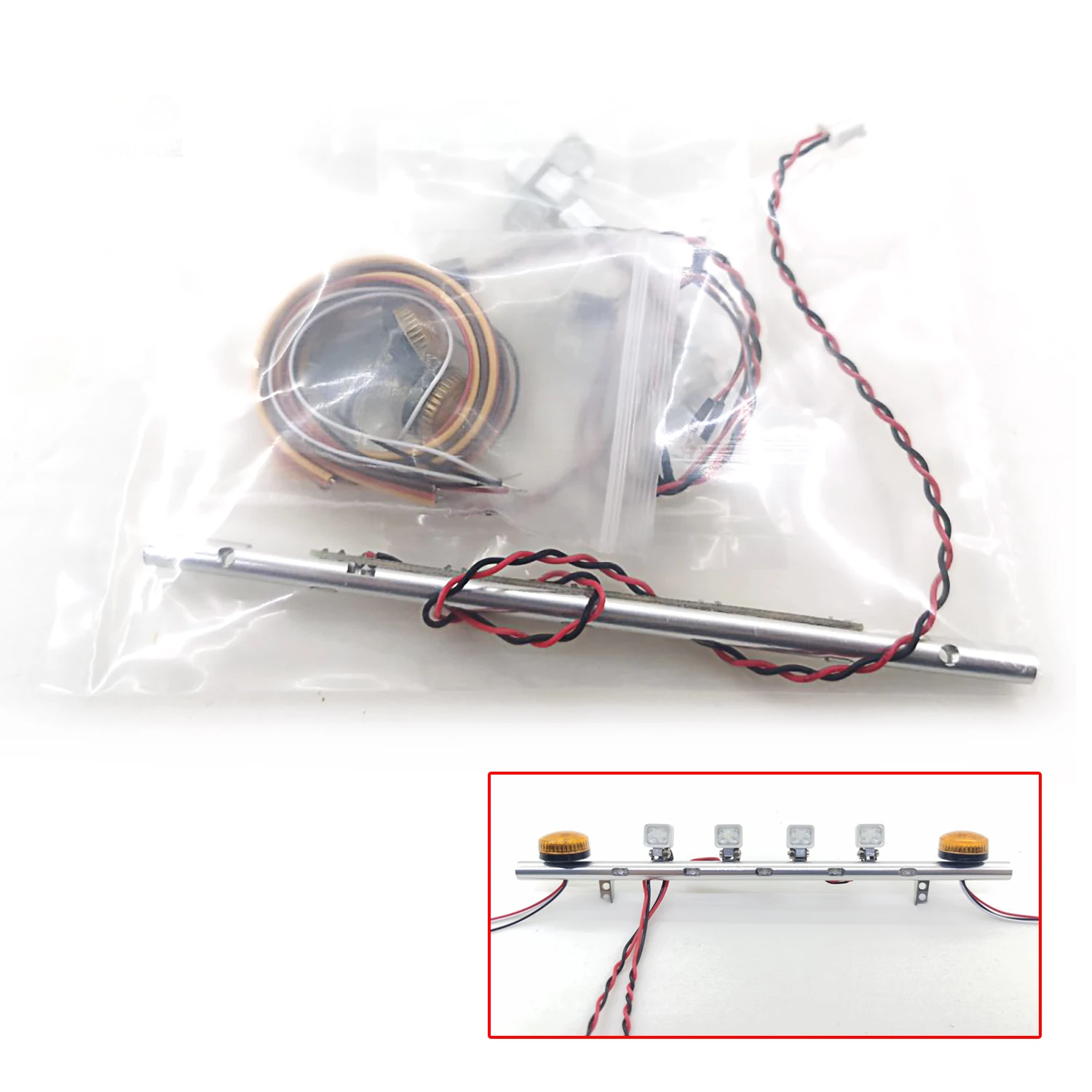 Degree RC Rotating Light Led Roof Lamp For Tamiyaya 1/14 Remote Control Tractor Truck DIY Model Spare Parts TH20095
Degree RC Rotating Light Led Roof Lamp For Tamiyaya 1/14 Remote Control Tractor Truck DIY Model Spare Parts TH20095
