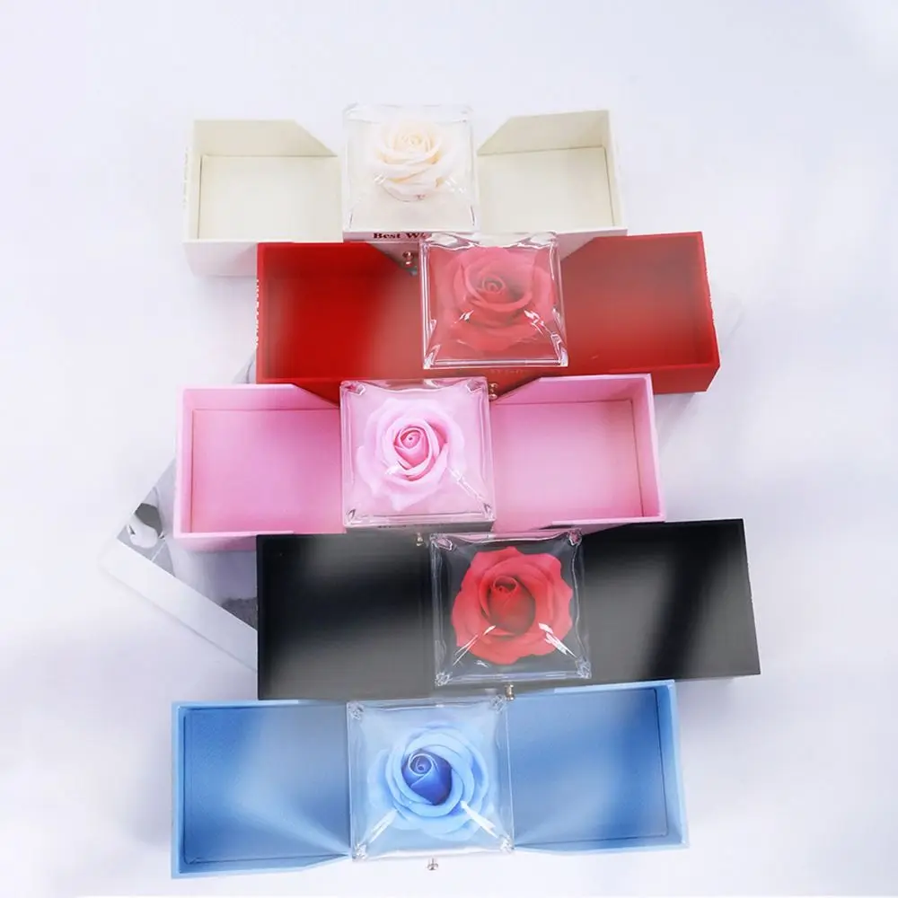 Creative Double Door Diamond Ring Box Automatic Pop-up Portable Jewelry Box Jewelry Storage Box For Girl Wedding 
Creative Double Door Diamond Ring Box Automatic Pop-up Portable Jewelry Box Jewelry Storage Box For Girl Wedding