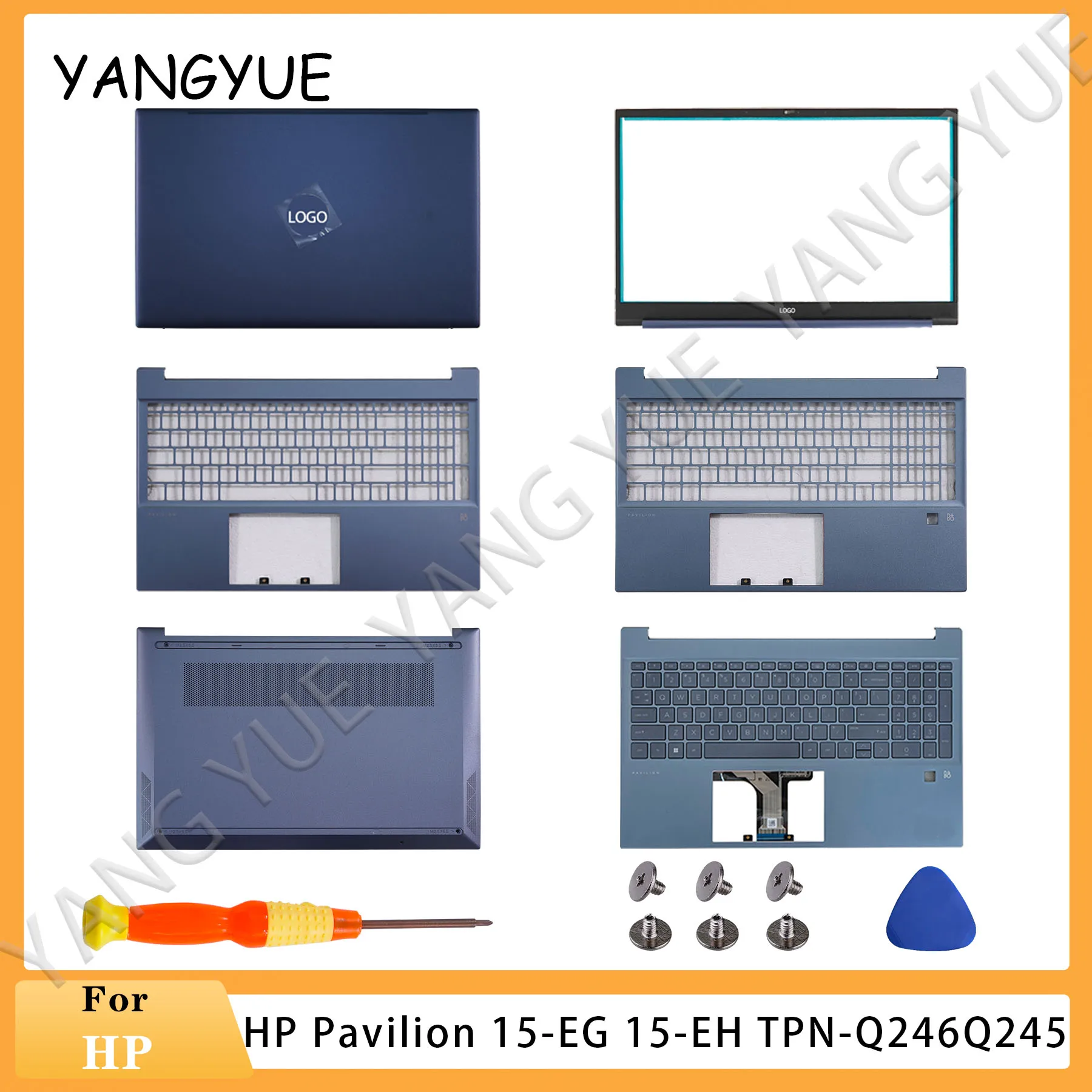 New For HP Pavilion 15-EG EH TPN-Q246Q245 Laptop Rear Lid Lcd Back Cover Front Bezel Bottom Case Keyboard Blue Housing Replace
New For HP Pavilion 15-EG EH TPN-Q246Q245 Laptop Rear Lid Lcd Back Cover Front Bezel Bottom Case Keyboard Blue Housing Replace