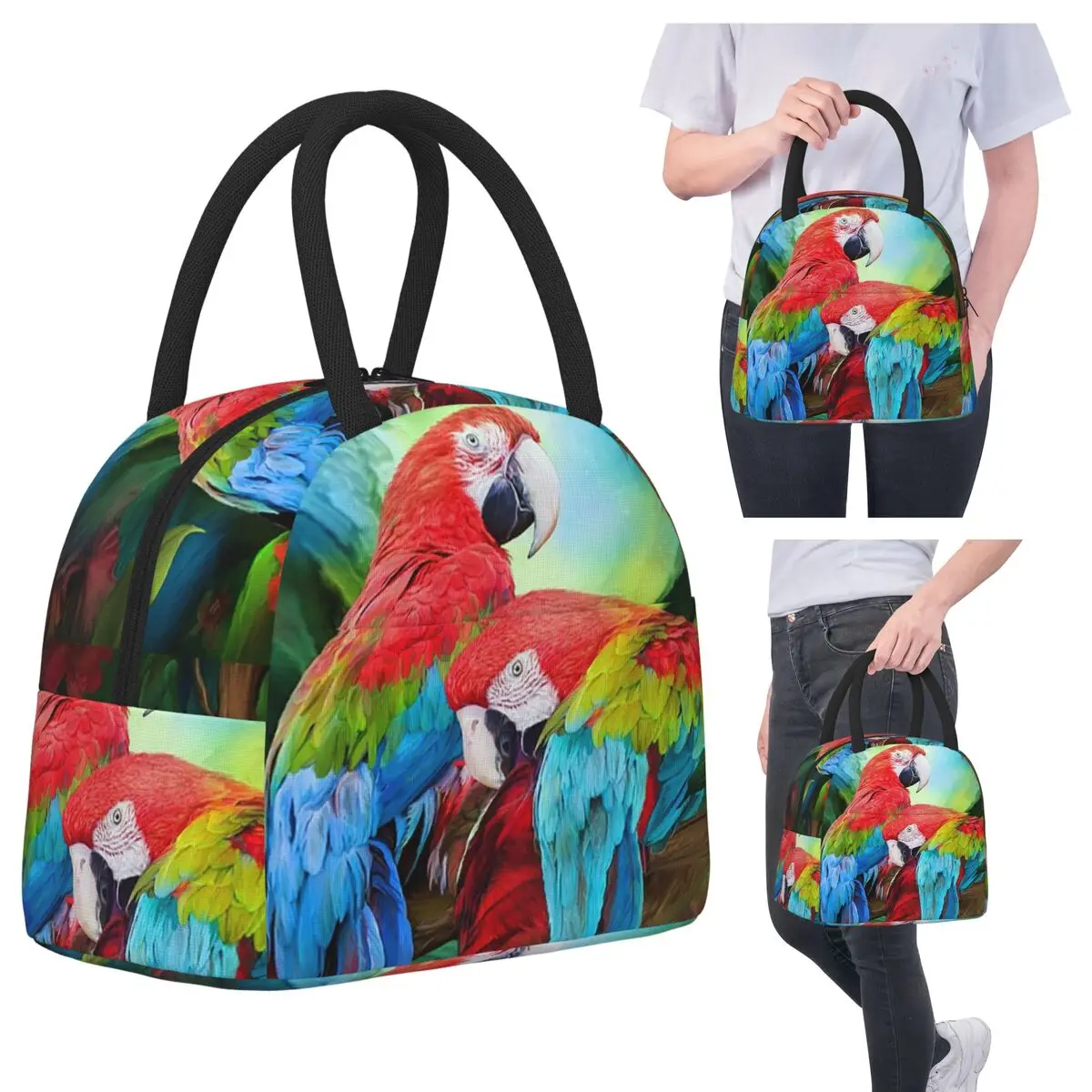 Tropic Spirits Macaws Parrots Insulated Lunch Bag for Kids School Cooler Thermal Food Box Tote Portable Lunch Boxes Container
Tropic Spirits Macaws Parrots Insulated Lunch Bag for Kids School Cooler Thermal Food Box Tote Portable Lunch Boxes Container