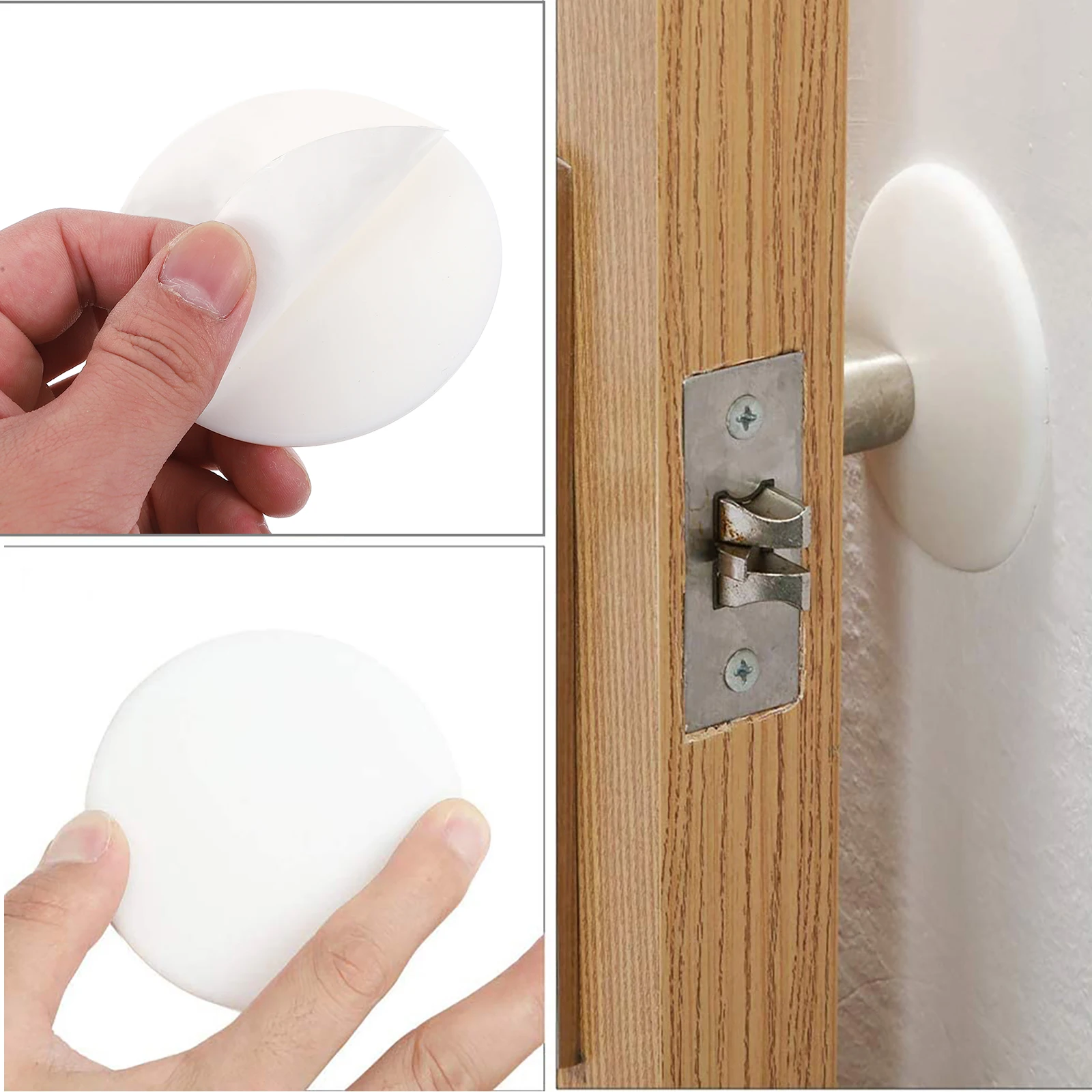 Wall Protector Door Stopper Anti-Collision Soundproof Non-Damaging Silica Gel White Child Safe niture Bumper Cushion
Wall Protector Door Stopper Anti-Collision Soundproof Non-Damaging Silica Gel White Child Safe niture Bumper Cushion