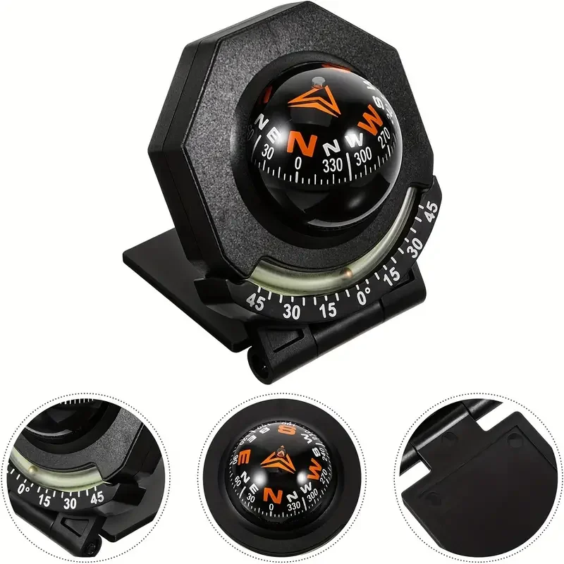 Car Compass,with Slope Meter,Adjustable Compass with Adhesive Tape Automotive Compass with Slope Meter
Car Compass,with Slope Meter,Adjustable Compass with Adhesive Tape Automotive Compass with Slope Meter