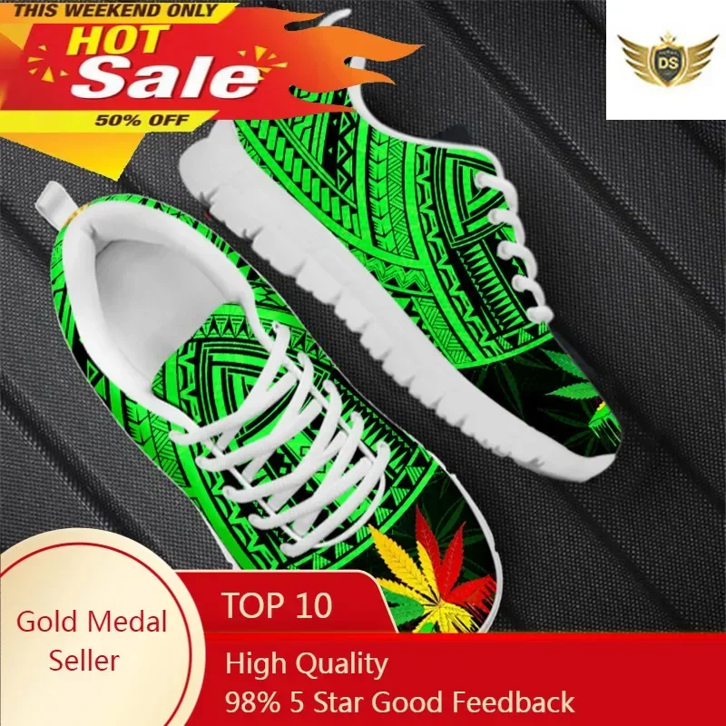 Jamaica Weed With Vintage Tribal Pattern Women's Casual Flat Shoes Comfortable Mesh Lace-Up Ladies Sport Shoes
Jamaica Weed With Vintage Tribal Pattern Women's Casual Flat Shoes Comfortable Mesh Lace-Up Ladies Sport Shoes