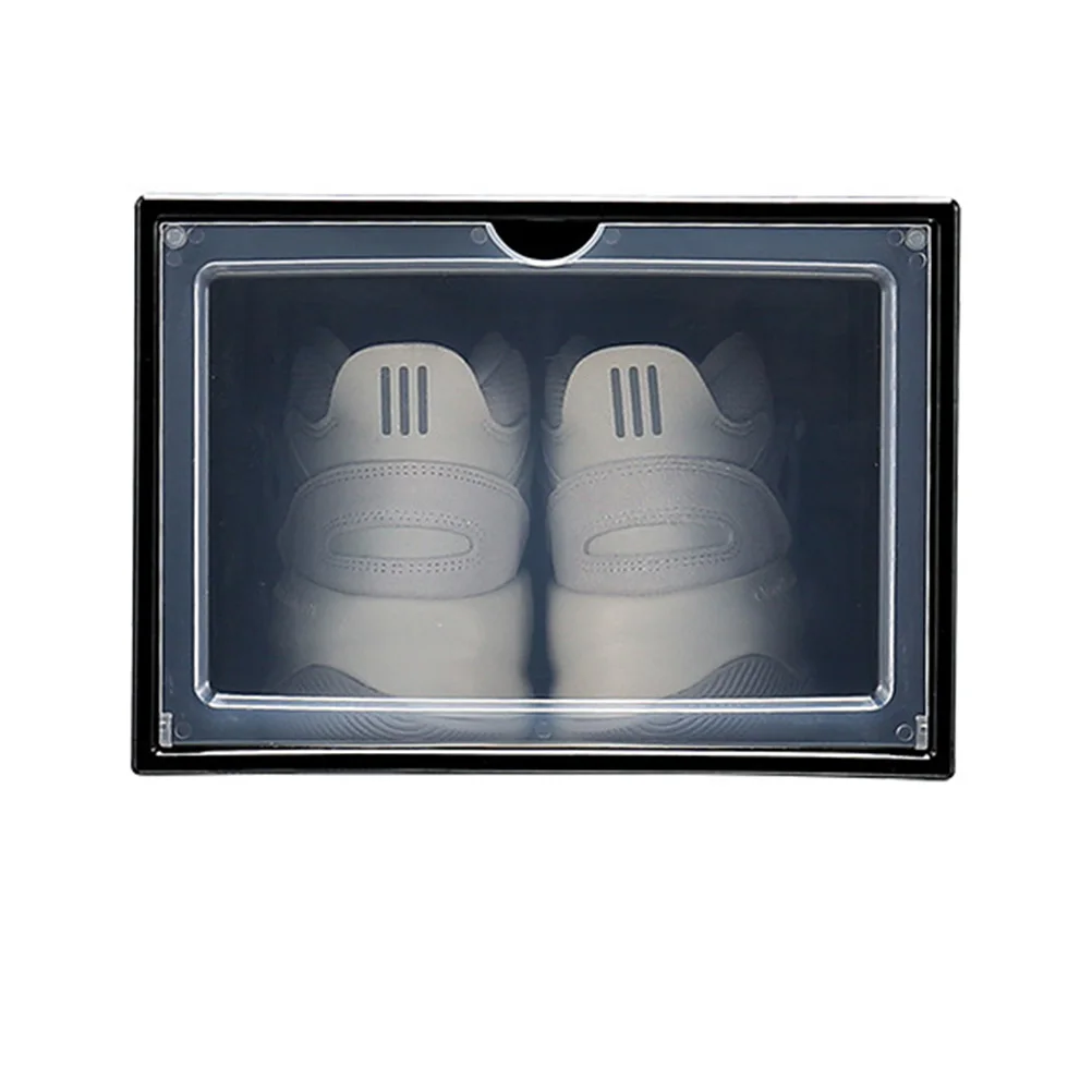 1pc Magnetic Shoe Boxes Transparent Plastic Storage Containers Sturdy Foldable Stackable Dustproof Organizer Shoes Box Household
1pc Magnetic Shoe Boxes Transparent Plastic Storage Containers Sturdy Foldable Stackable Dustproof Organizer Shoes Box Household