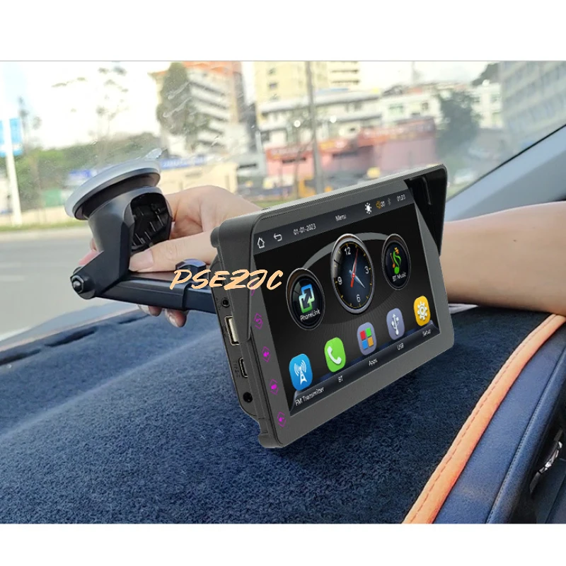 Беспроводной автомобильный Bluetooth-плеер высокого разрешения с обратным изображением, 7-дюймовый портативный автомобильный MP5-плеер с солнцезащитным козырьком
Беспроводной автомобильный Bluetooth-плеер высокого разрешения с обратным изображением, 7-дюймовый портативный автомобильный MP5-плеер с солнцезащитным козырьком