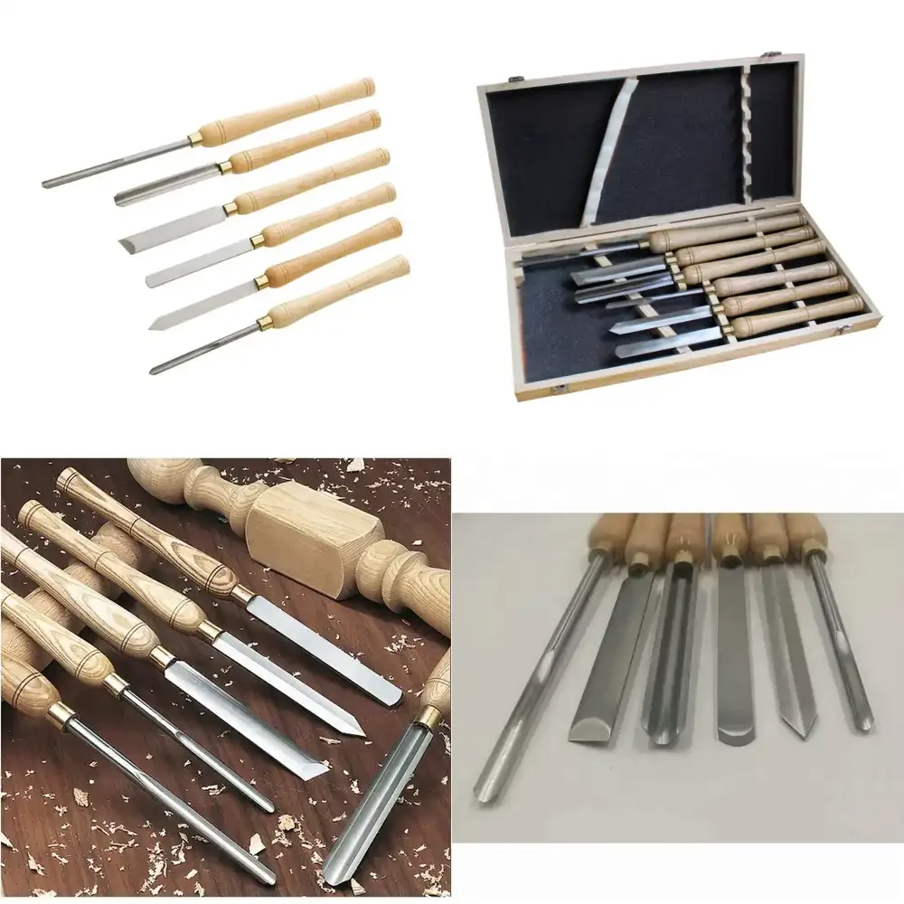 CHANSEN Item LC06 Hot Sale 6 Piece HSS Wood Lathe Turning Chisel Set with Ash Tree Handles in Wooden Case
CHANSEN Item LC06 Hot Sale 6 Piece HSS Wood Lathe Turning Chisel Set with Ash Tree Handles in Wooden Case