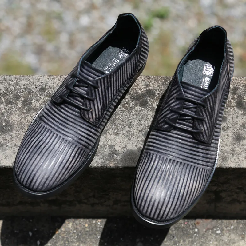Original Men's Handmade Polished Men's Shoes Vintage Fashion Japanese Striped Casual Leather Breathable All-match Fashionable
Original Men's Handmade Polished Men's Shoes Vintage Fashion Japanese Striped Casual Leather Breathable All-match Fashionable