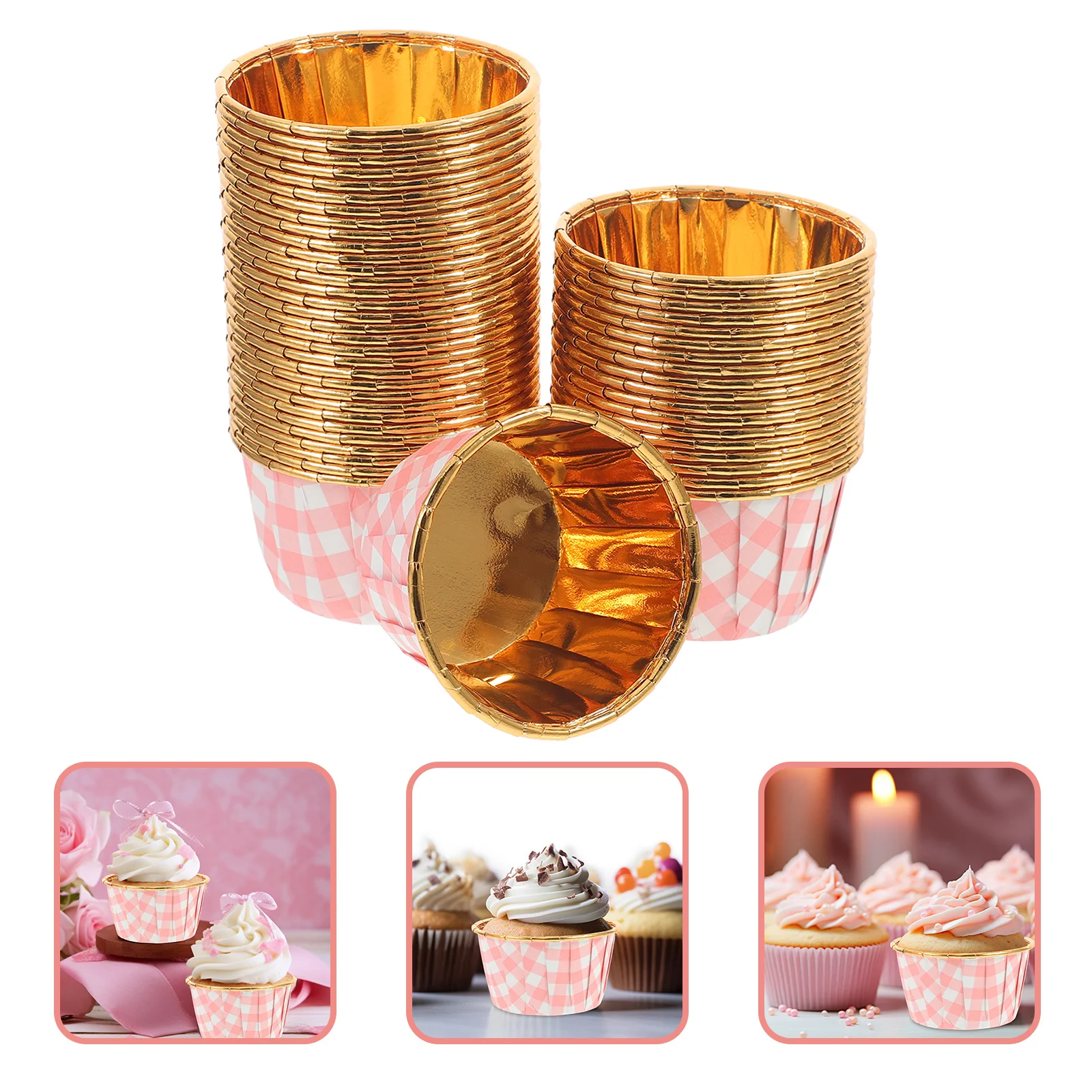 50Pcs Paper Cupcake Liners Aluminium Foil Baking Cups Muffin Wrappers Birthday Wedding Party Baking Cups Cupcake Liners
50Pcs Paper Cupcake Liners Aluminium Foil Baking Cups Muffin Wrappers Birthday Wedding Party Baking Cups Cupcake Liners