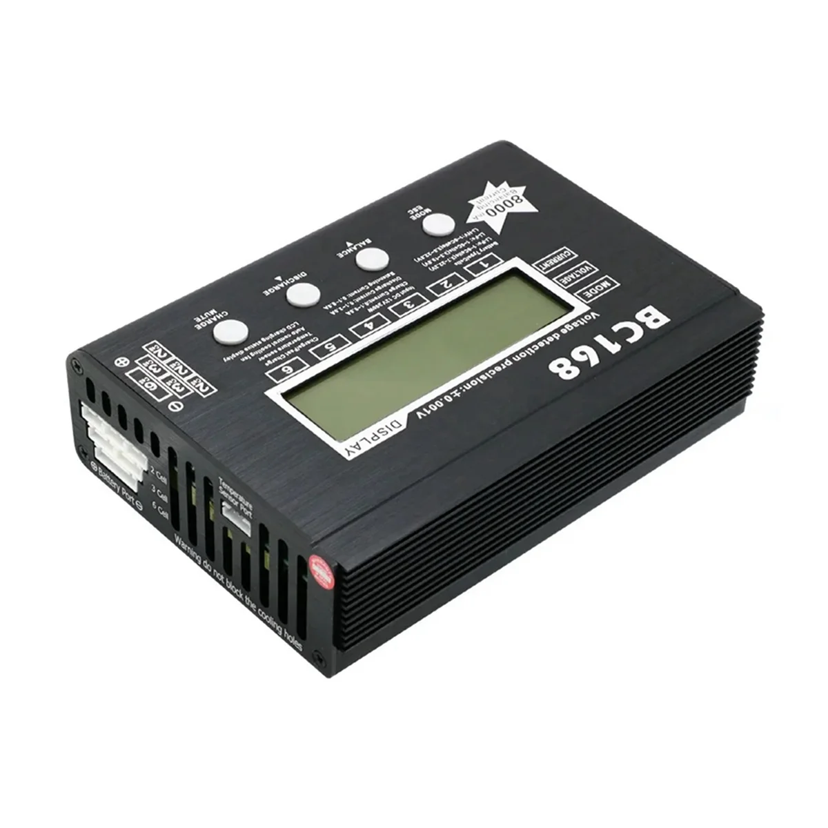 COTS-tBC168 1-6S 8A 300W Суперскоростное ЖК-интелектуальное балансное зарядное устройство/разрядник для аккумулятора Rc Toys EU
COTS-tBC168 1-6S 8A 300W Суперскоростное ЖК-интелектуальное балансное зарядное устройство/разрядник для аккумулятора Rc Toys EU