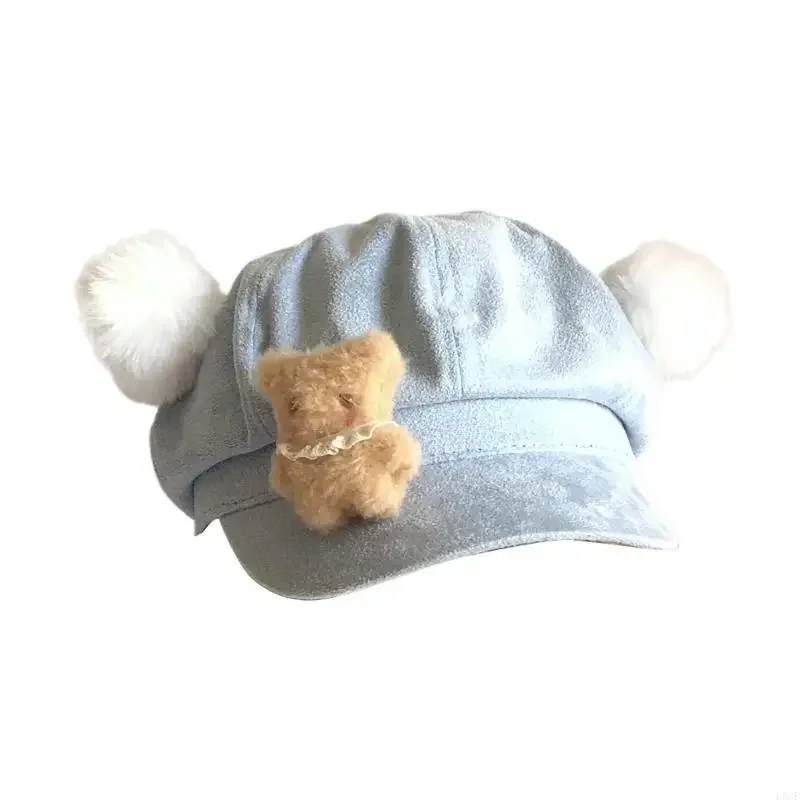 L93F Subculture Teens Girls Hat with Plush Star&Bear Spring Women Baseball Cap
L93F Subculture Teens Girls Hat with Plush Star&Bear Spring Women Baseball Cap