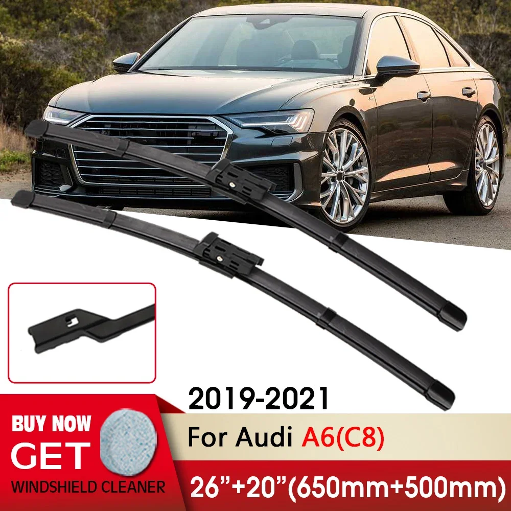 Car Wiper RHD & LHD Front Wiper Blade 26"+20" For Audi A6 (C8) 2019-2021 Fit push button Windshield Windscreen Front Wipers
Car Wiper RHD & LHD Front Wiper Blade 26"+20" For Audi A6 (C8) 2019-2021 Fit push button Windshield Windscreen Front Wipers